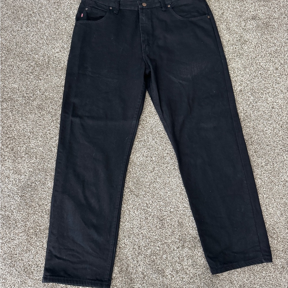 Black Denim Work Jeans